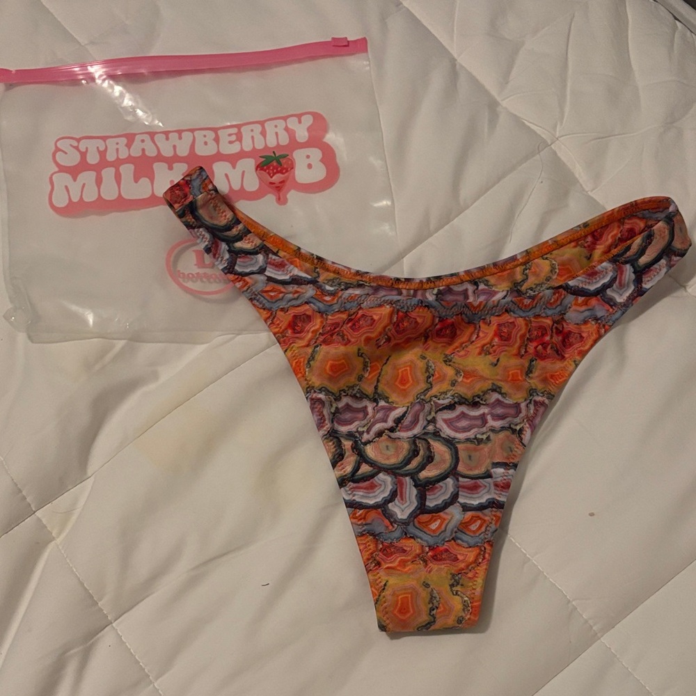 Strawberry Milk Mob Bikini Bottoms